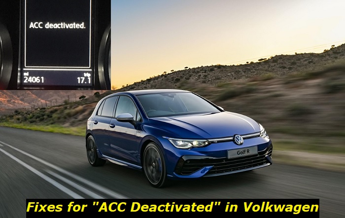 acc deactivated in volkwagen